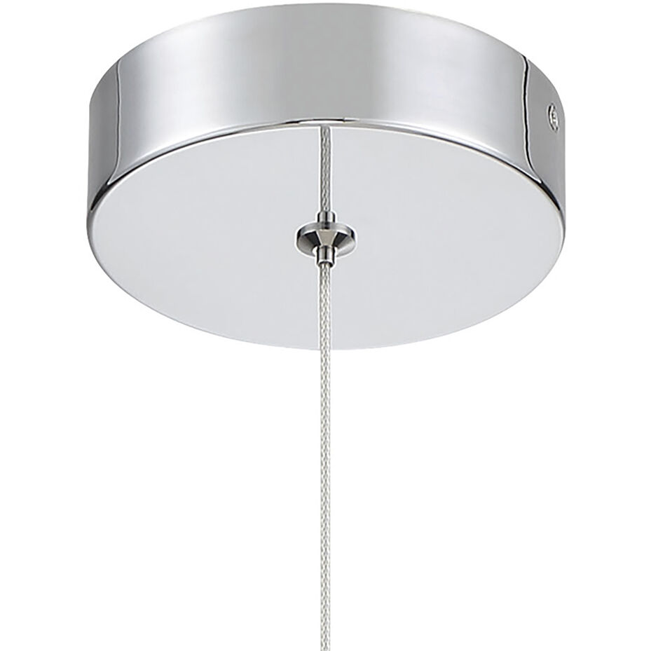 Itty LED 2 inch Chrome Mini Pendant Ceiling Light