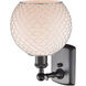 Ballston Farmhouse Chicken Wire 1 Light 8 inch Oil Rubbed Bronze Sconce Wall Light, Ballston