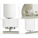 Replay 3 Light 22 inch Brushed Nickel Bath Vanity Wall Light