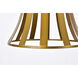 Lily 1 Light 10 inch Brass Pendant Ceiling Light