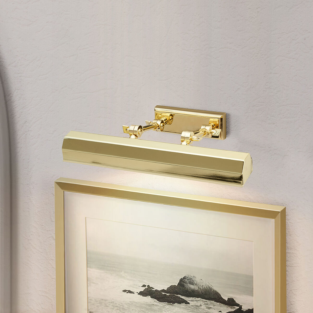 Chawton 80 watt 16 inch Polished Brass Picture Light Wall Light