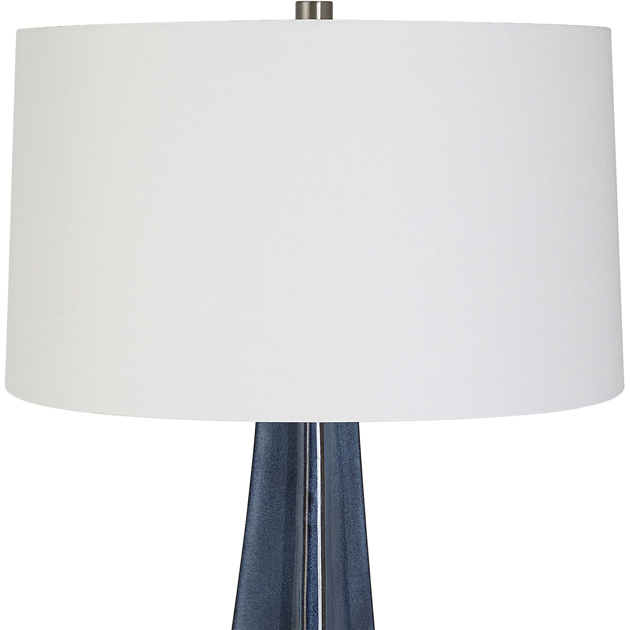 Teramo 32 inch 150 watt Blue Ombre and Brushed Nickel Table Lamp Portable Light