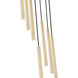 Forest LED 18 inch Modern Gold Chandelier Ceiling Light