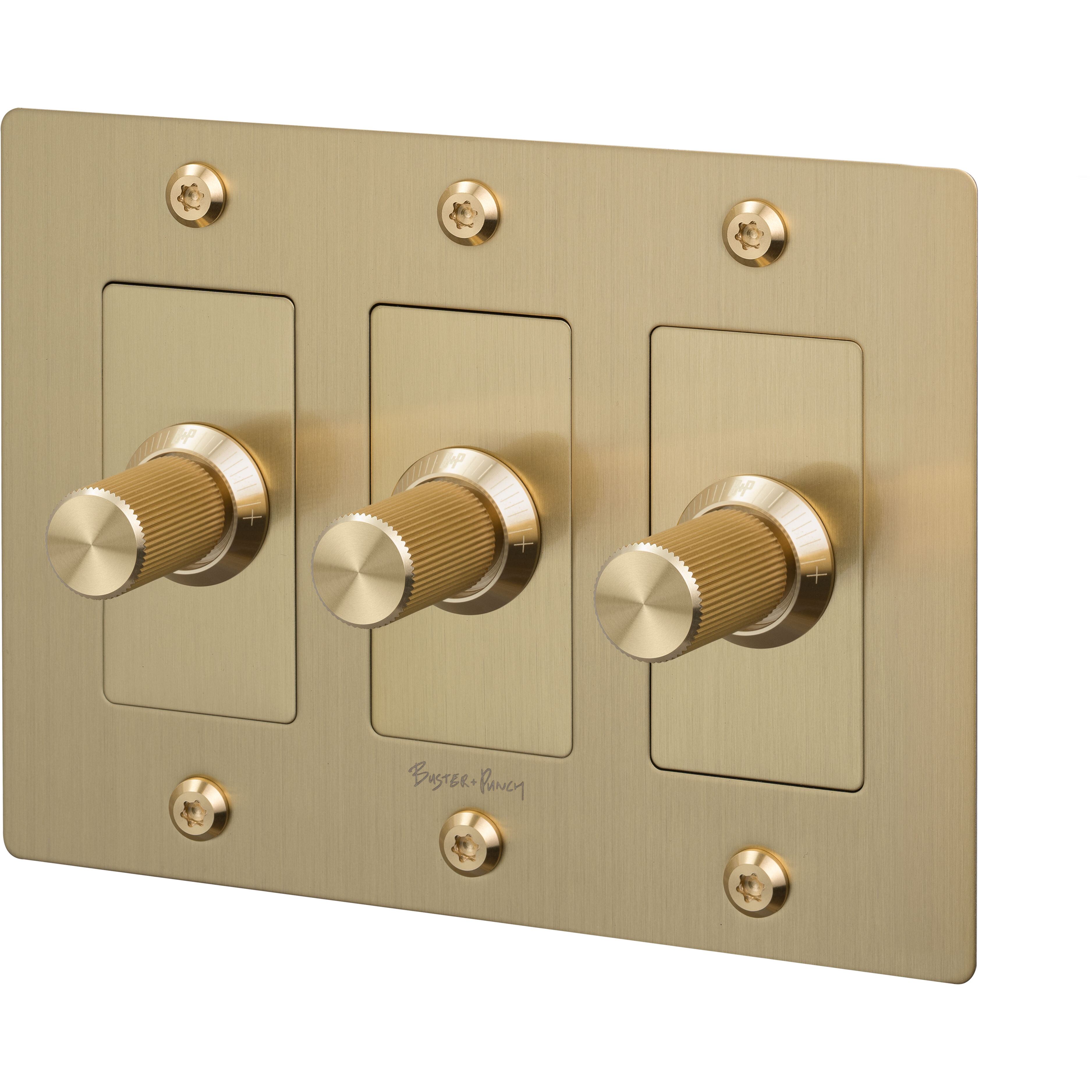 3G 100-120 Brass Dimmer Switch, LED