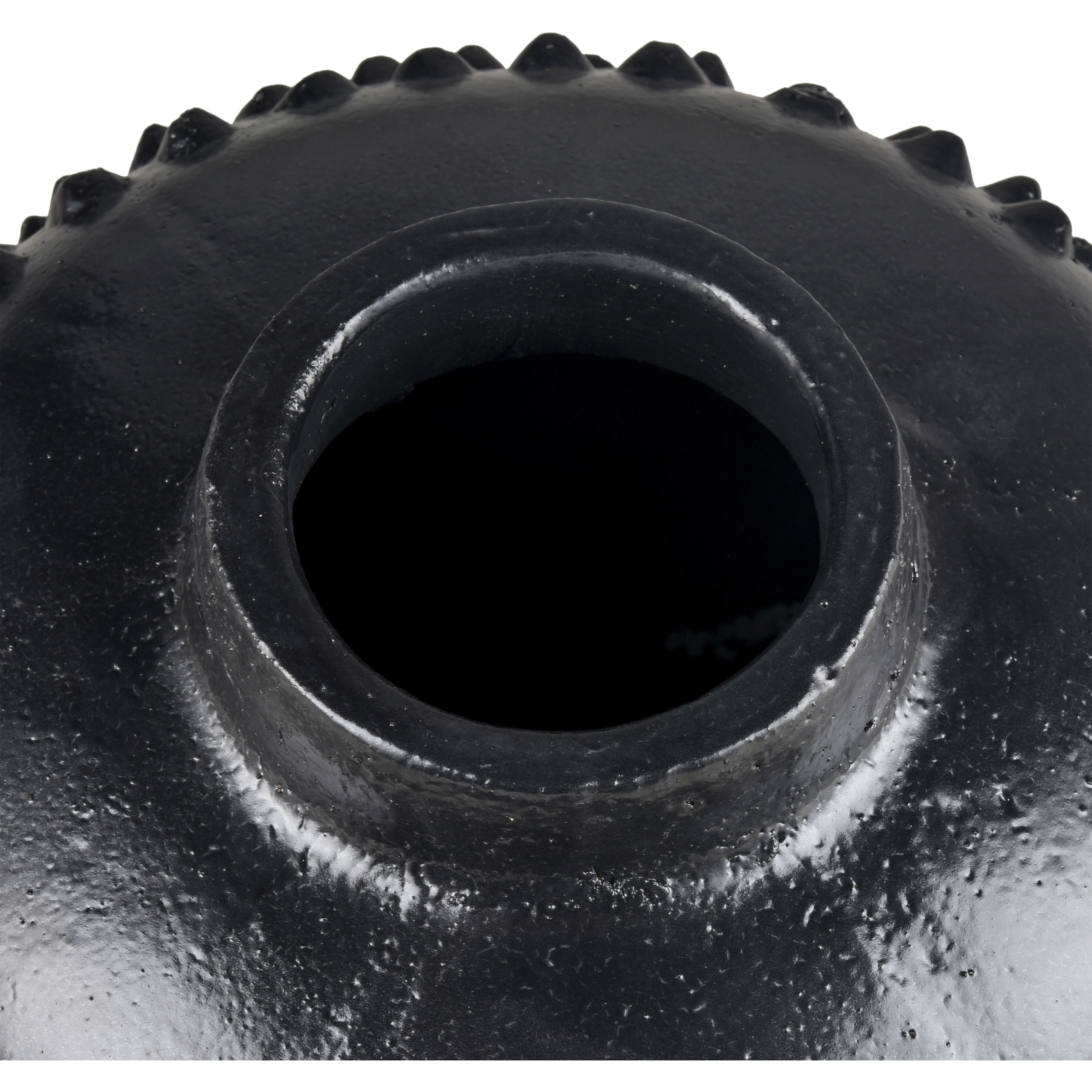 Dorus 12.5 X 9.75 inch Vase in Black