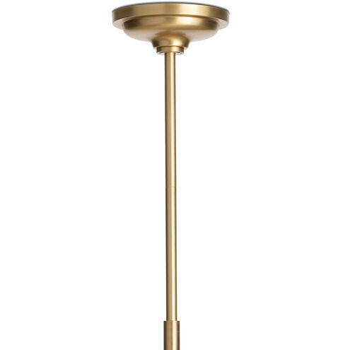 Keaton 3 Light 24.5 inch Natural Brass Pendant Ceiling Light