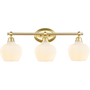 Amina LED 27 inch Satin Brass Bath Vanity Light Wall Light