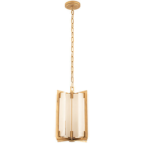 Orleans 4 Light 12 inch Distressed Gold Pendant Ceiling Light