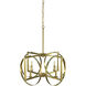 Olivia 4 Light 26 inch Brushed Brass Dining Chandelier Ceiling Light
