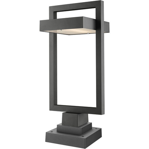 Luttrel LED 24.25 inch Black Outdoor Pier Mounted Fixture