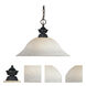 Pendant Lights 1 Light 16 inch Olde Bronze Pendant Ceiling Light in White Mottle Glass, 5