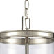 Mendoza 3 Light 10.25 inch Polished Nickel Pendant Ceiling Light