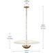 Mikale LED Champagne Bronze Pendant Ceiling Light
