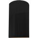 Ambiance 2 Light 7.75 inch Gloss Black and Matte White Wall Sconce Wall Light