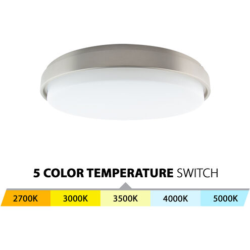 Lithium LED 18.82 inch Brushed Nickel Flush Mount Ceiling Light