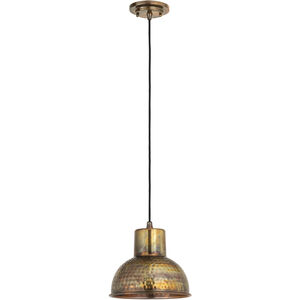 Charita 1 Light 7 inch Burnt Copper Mini Pendant Ceiling Light