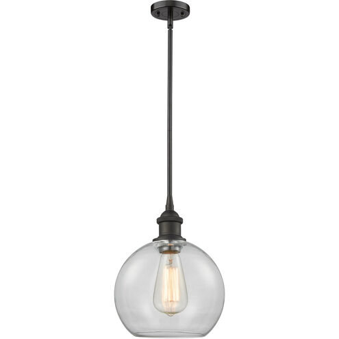 Ballston Athens LED 8 inch Oil Rubbed Bronze Mini Pendant Ceiling Light in Clear Glass