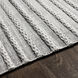 Azalea 96 X 30 inch Light Slate Rug in 2.5 x 8, Runner
