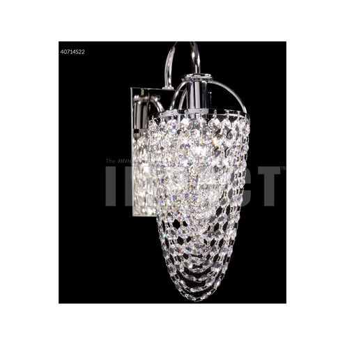 Contemporary 1 Light 5 inch Silver Crystal Chandelier Ceiling Light
