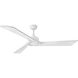 Sculpt 60 inch Matte White Fan