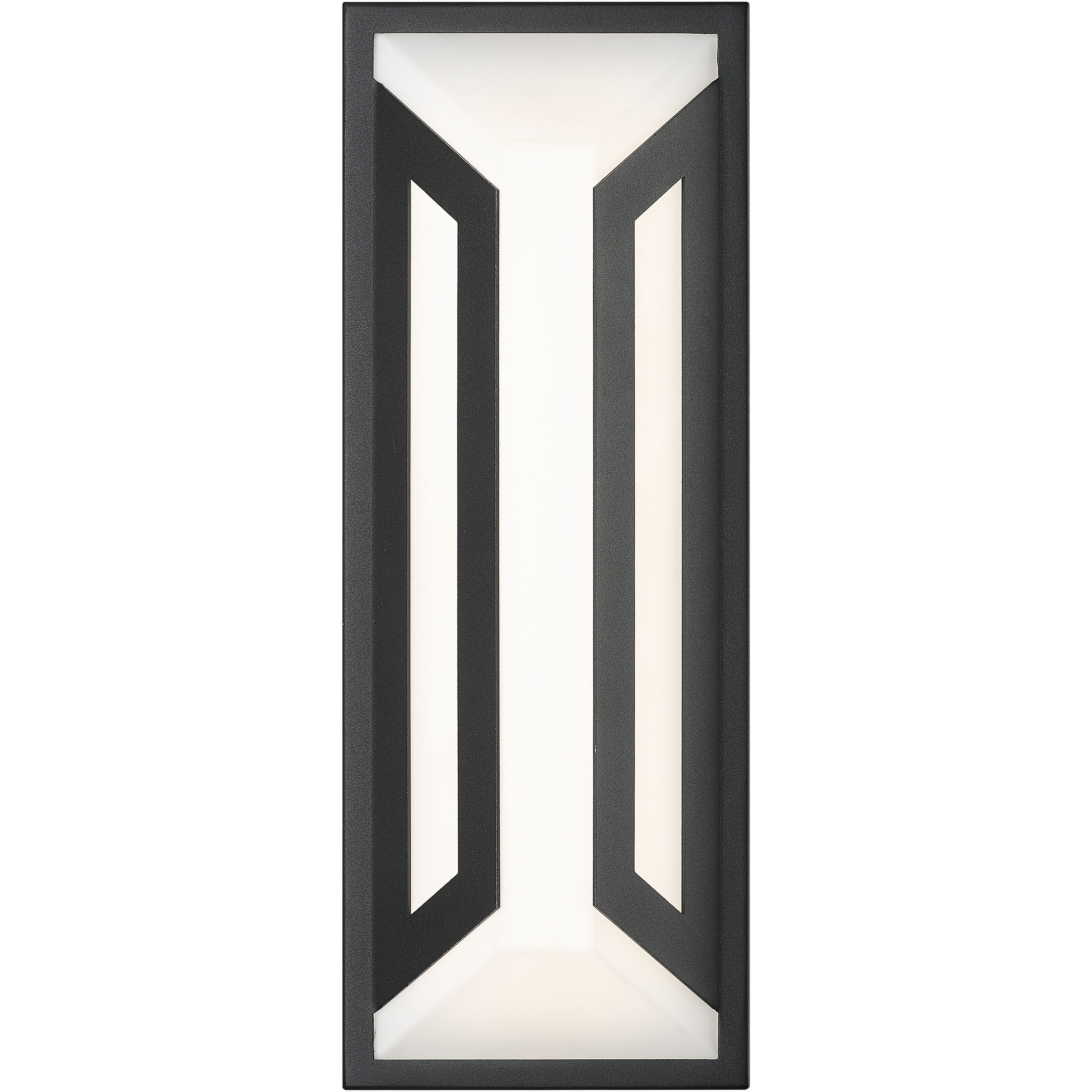 Banff LED 16 inch Sand Black Outdoor Wall Light in Soft Sand Black