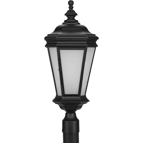 Crawford 1 Light 25 inch Textured Black Outdoor Post Lantern