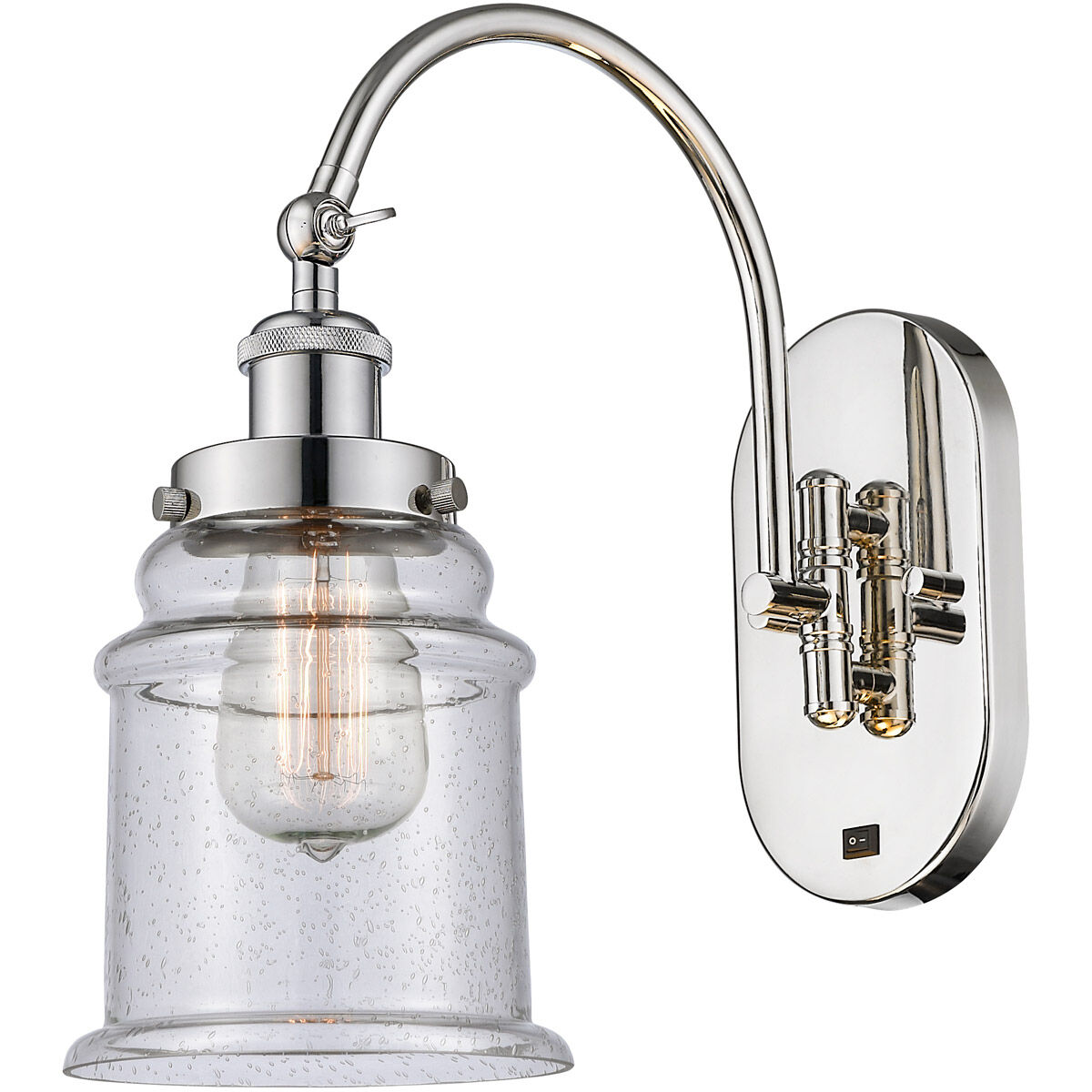 Franklin Restoration Canton 1 Light 7 inch Polished Nickel Sconce Wall Light