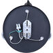 Owen Black and Wood Track Lighting Ceiling Light