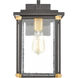 Vincentown 1 Light 14 inch Matte Black Outdoor Sconce