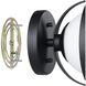 Parker 1 Light 7 inch Matte Black Vanity Light Wall Light