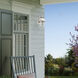 Wentworth 1 Light 13 inch Brushed Nickel Outdoor Small Wall Lantern