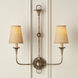 Grasscloth Natural Tapered Chandelier Shade