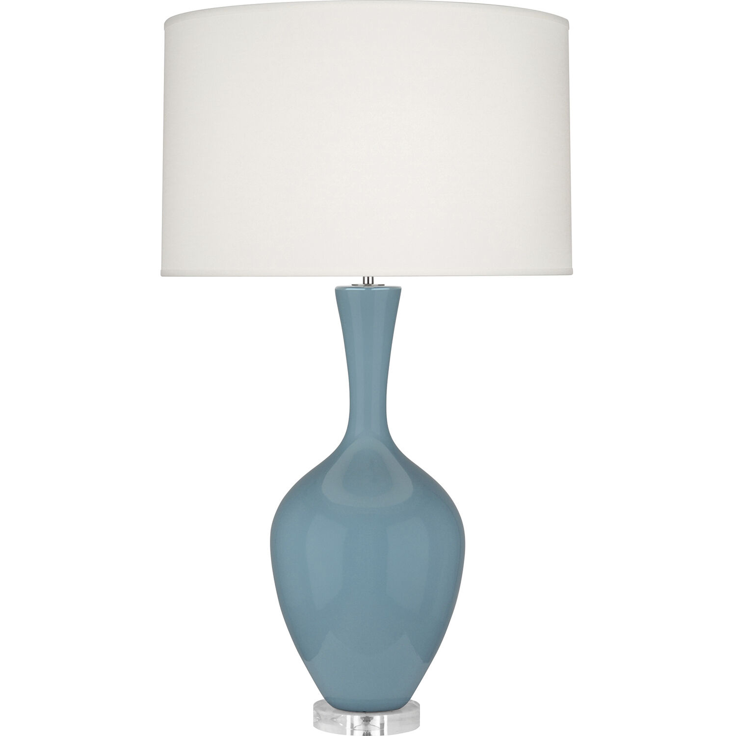 Audrey 33.5 inch 150 watt Steel Blue Table Lamp Portable Light