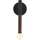 Alora Mood Arden LED 2.38 inch Matte Black Bath Vanity Light Wall Light