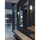 Rose LED 4 inch Satin Brass ADA Sconce Wall Light in 1