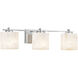 Alabaster Rocks 26.75 inch Brushed Brass Bath Bar Wall Light in Oval, Incandescent
