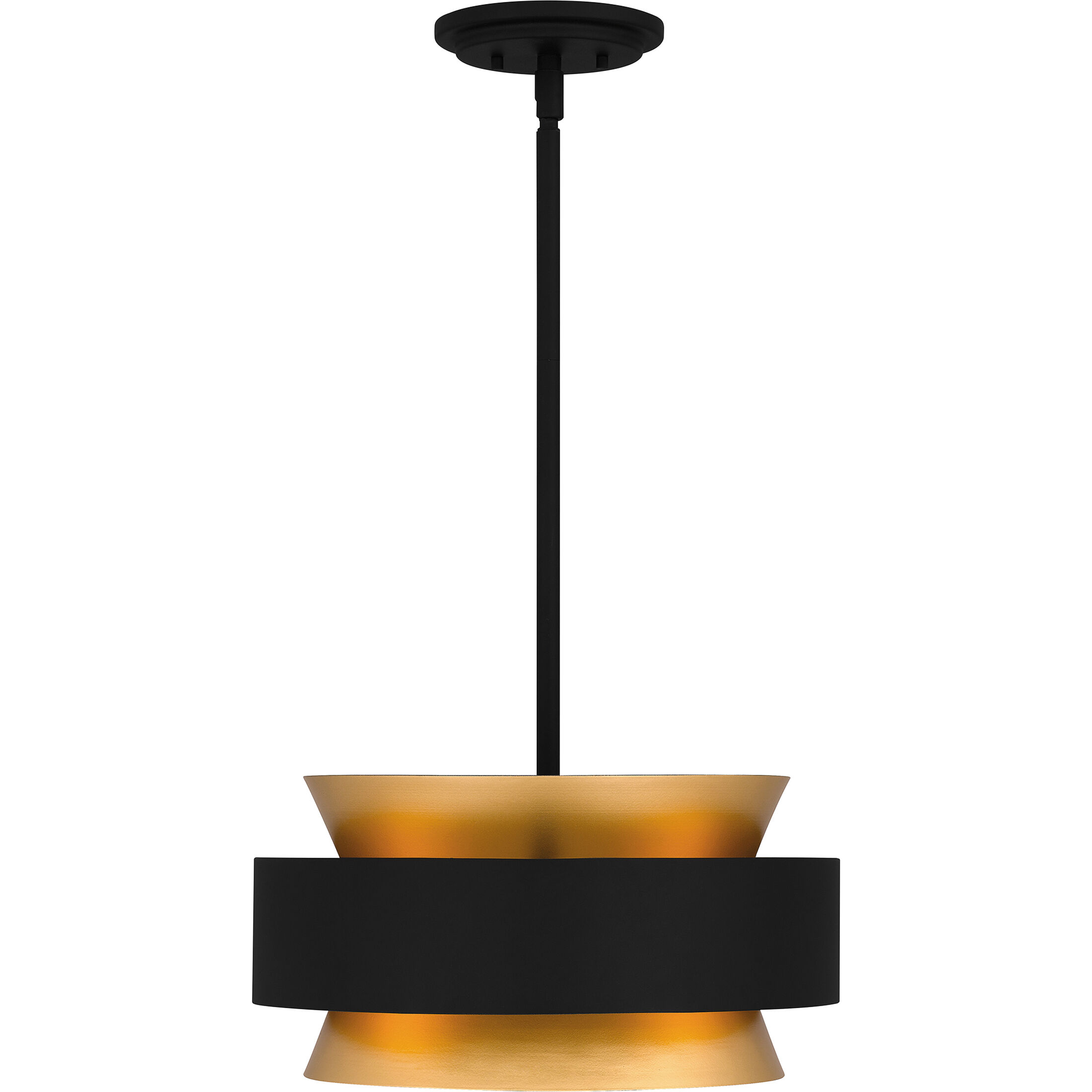 Hagley 3 Light 15 inch Earth Black Pendant Ceiling Light