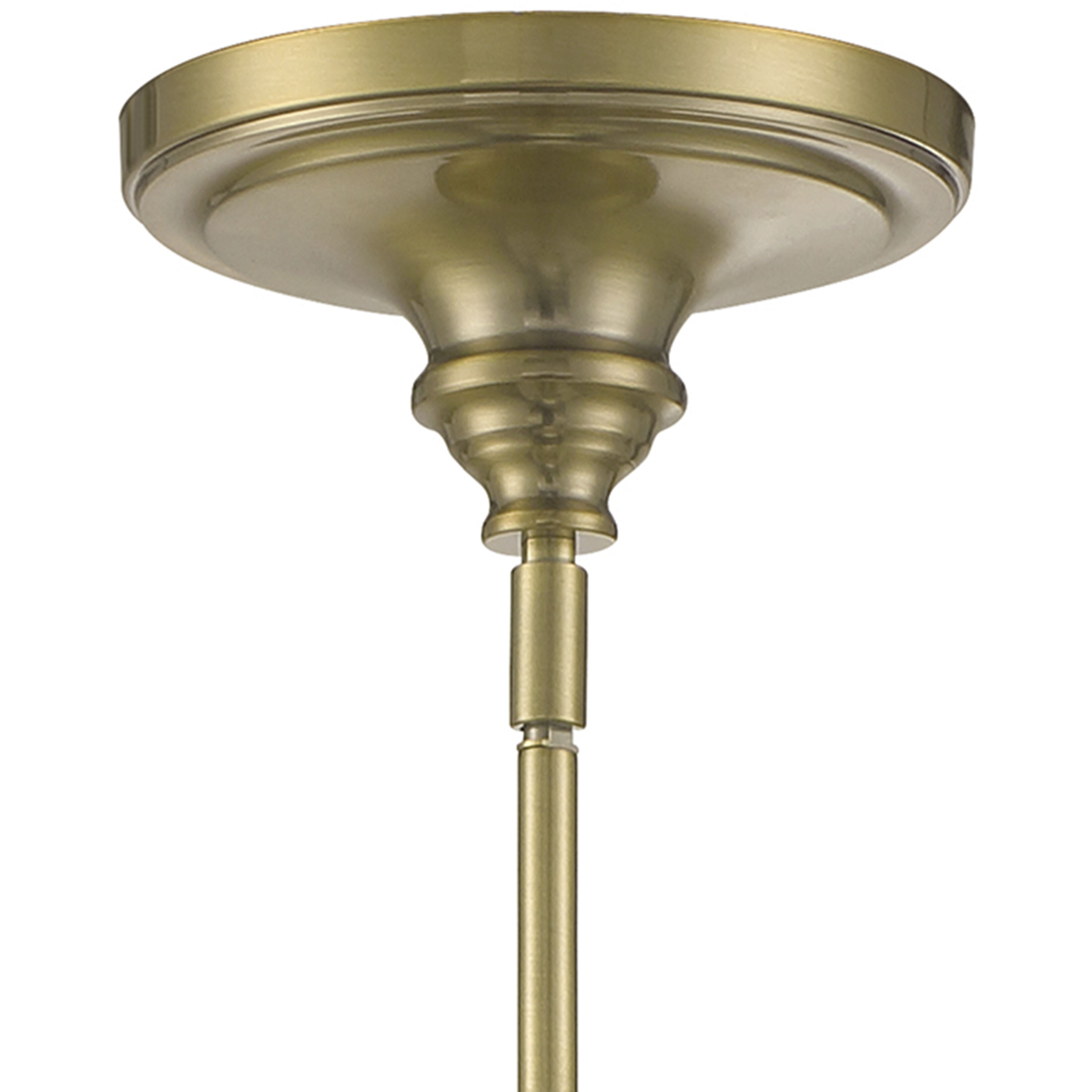 Emma 1 Light 14 inch Antique Brass Pendant Ceiling Light