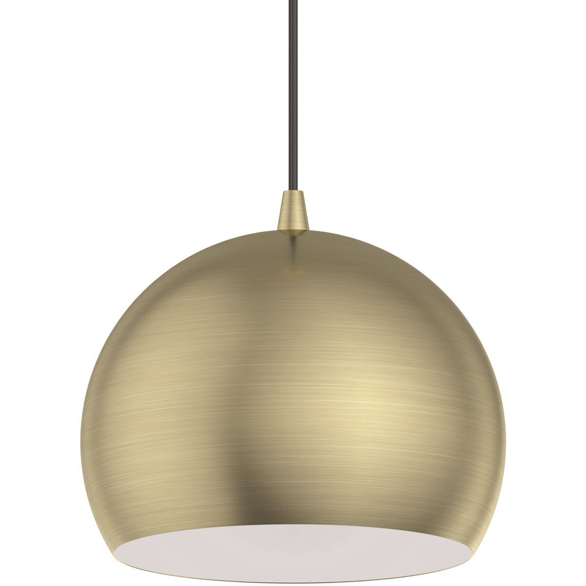 Piedmont 1 Light 10 inch Antique Brass Pendant Ceiling Light