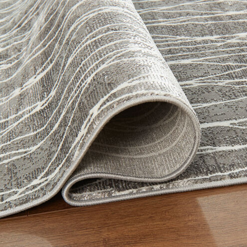 Livenza 90 X 63 inch Dark Grey Rug in 5 x 7