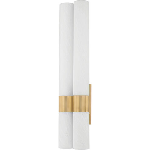 Balerma LED 6.25 inch Vintage Brass ADA Wall Sconce Wall Light