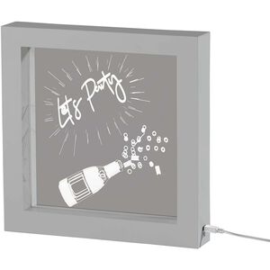 Lets Party Video 9 inch 0.30 watt Silver Light Box Portable Light, Simplee Adesso