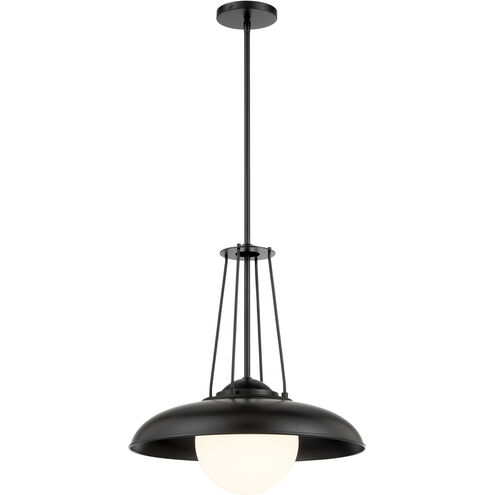 Schooner Ridge 1 Light 18.13 inch Coal Pendant Ceiling Light