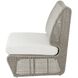 Dupont Pearl and Weathered Gray Outdoor Chair