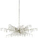 Forest Dawn 8 Light 60.25 inch Textured Silver Chandelier Ceiling Light, Aviva Stanoff Collection