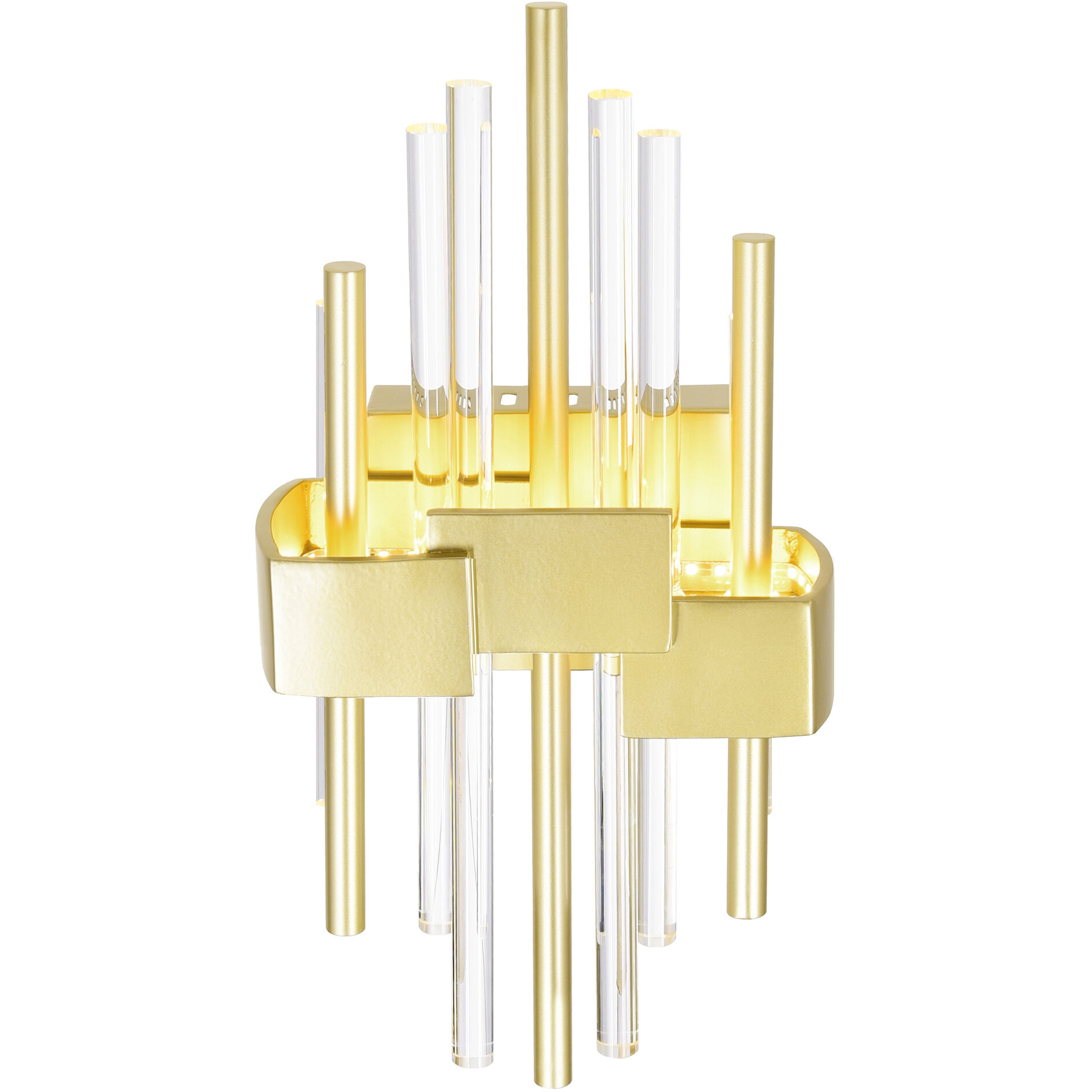 Millipede LED 7 inch Satin Gold Wall Light