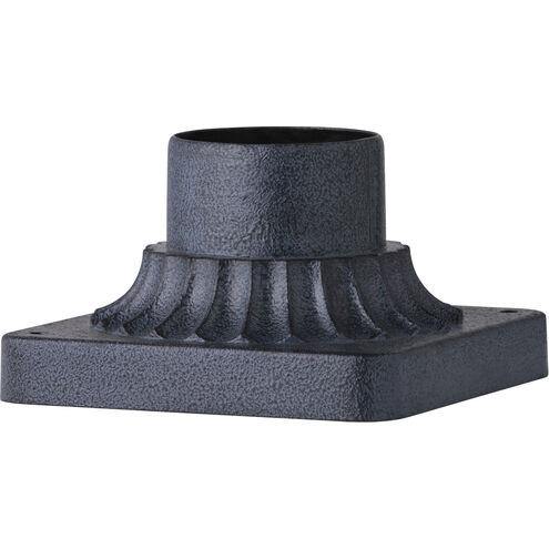 Outdoor Pier Mounts 5.75 inch Dark Weathered Zinc Pier Mount Base