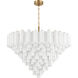 Addis 28 Light 49 inch Aged Brass Chandelier Ceiling Light