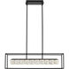 Dazzle LED 36 inch Matte Black Island Light Ceiling Light