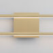 Xanni LED 25 inch Aged Brass Vanity Light Wall Light